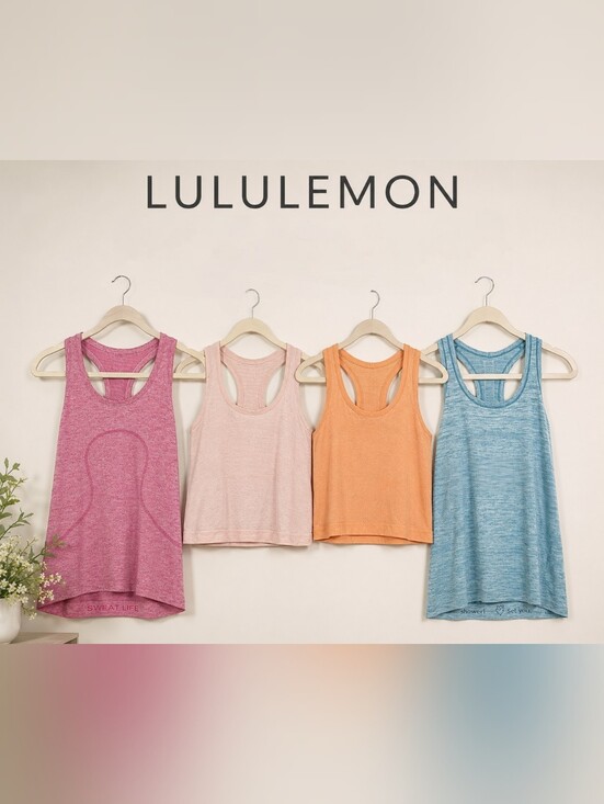 lululemon athletica Tops - Lululemon Swiftly Waist And Hip Lengtb Bundle All Size 10
